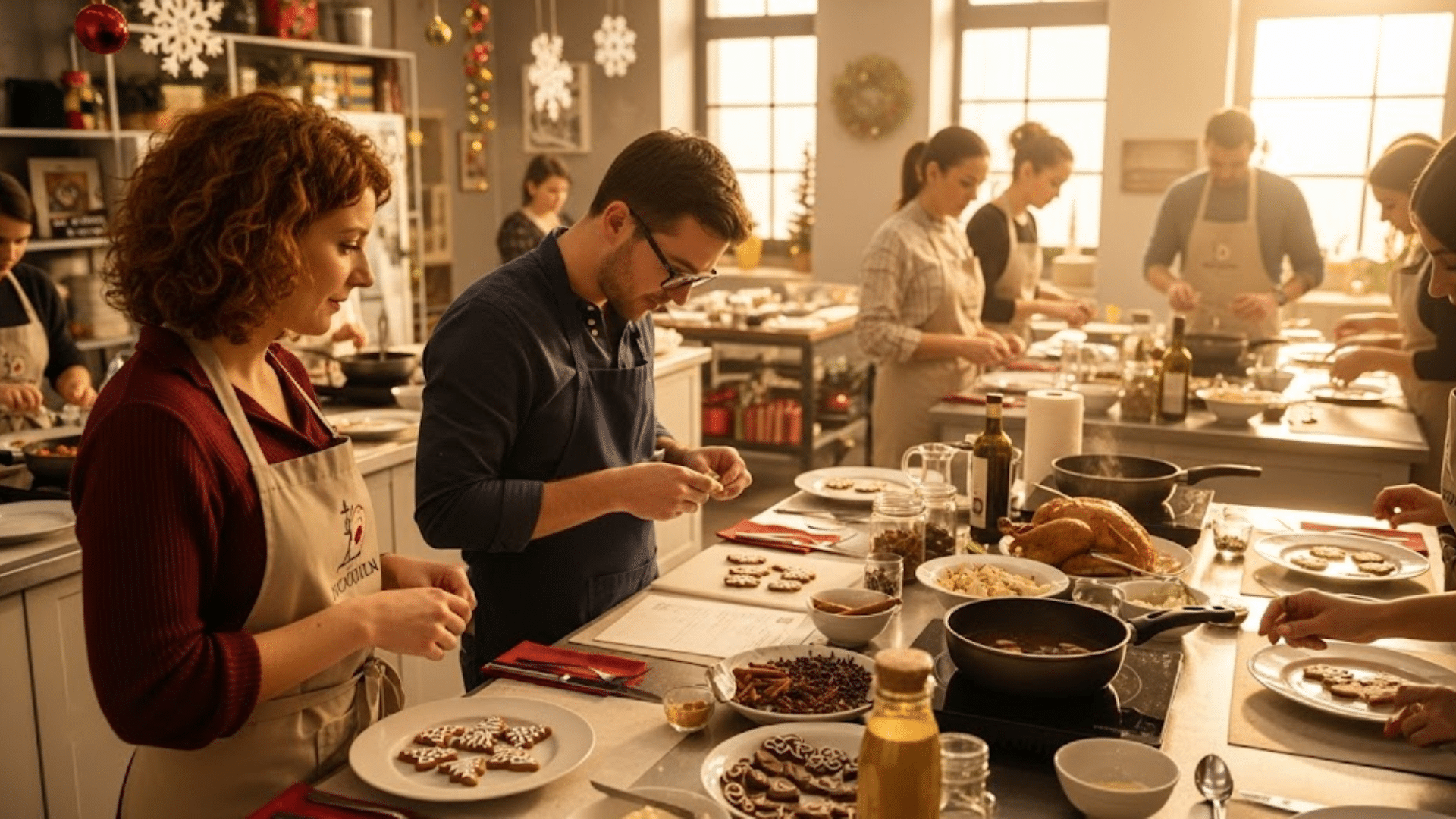 Christmas-Themed Cooking Class