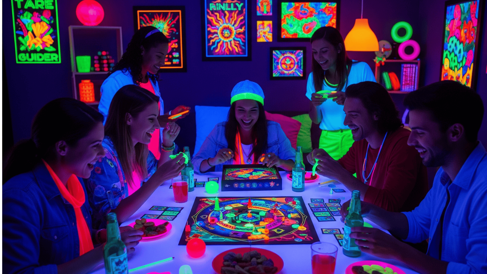 Glow-in-the-Dark Game Night