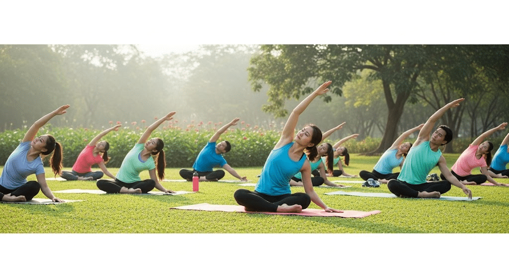 Outdoor Yoga Session
