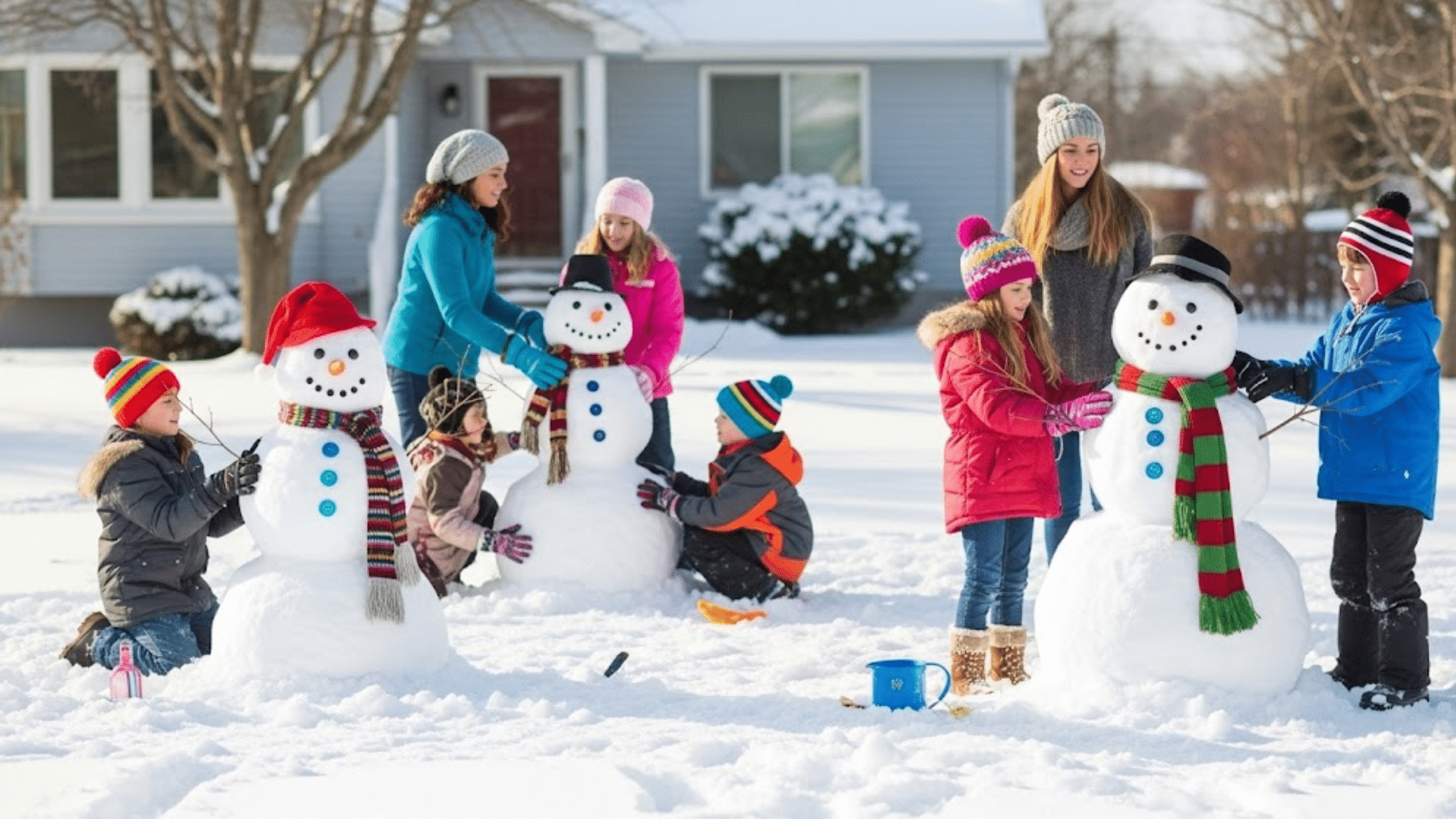 Snowman Building Contest