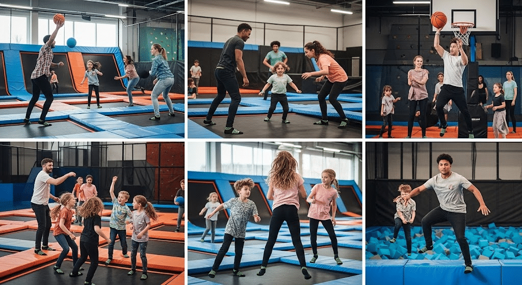 Trampoline Park Fun
