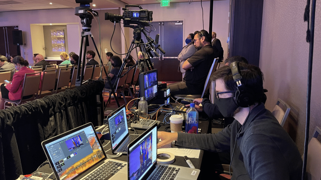 What is Hybrid Event Production and Why It Matters - Boomset