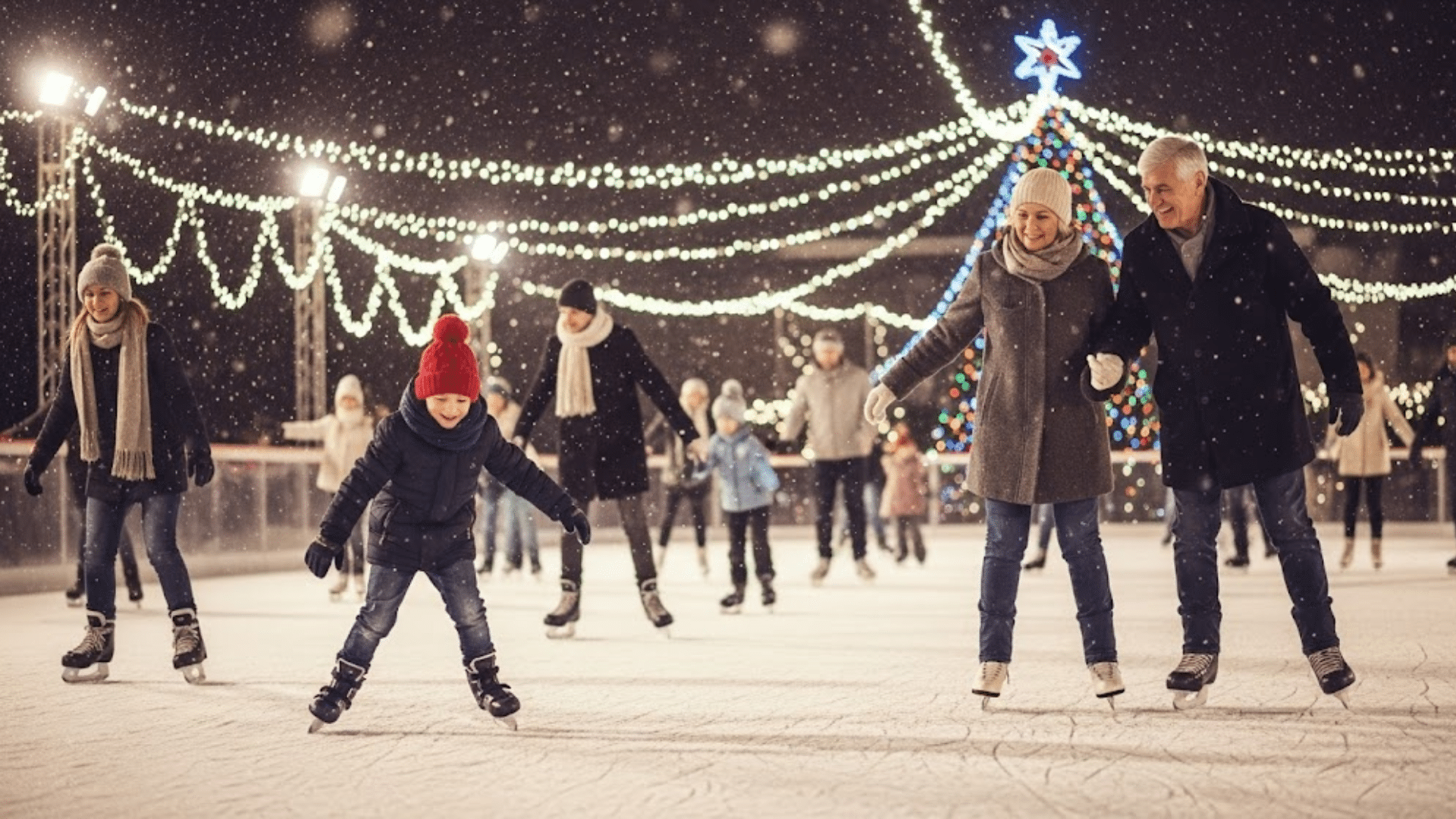 Winter Ice Skating