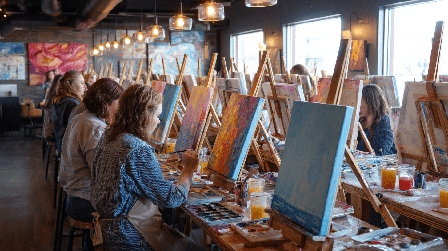 Paint and Sip (or Paint and Smoothie)