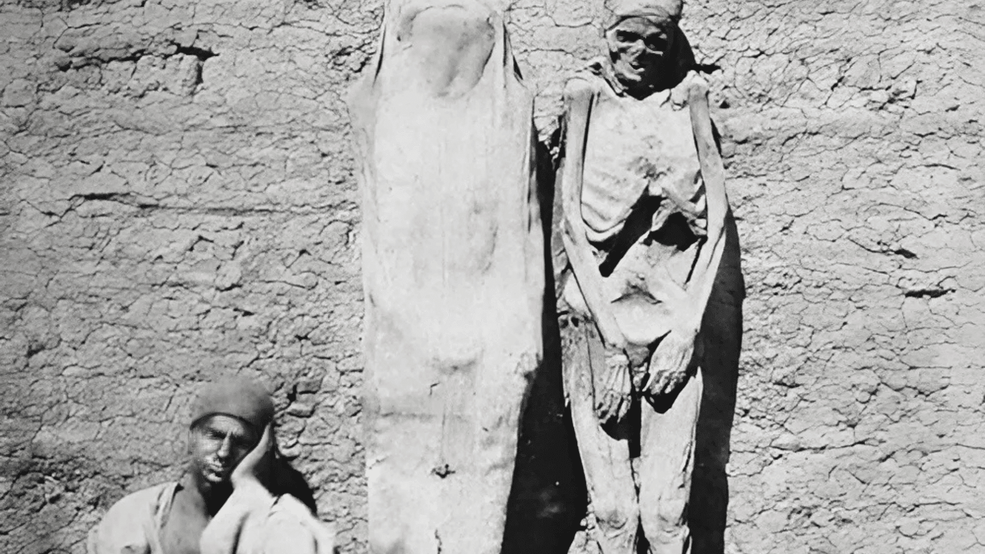 The Egyptian Mummy Street Vendor (1865)