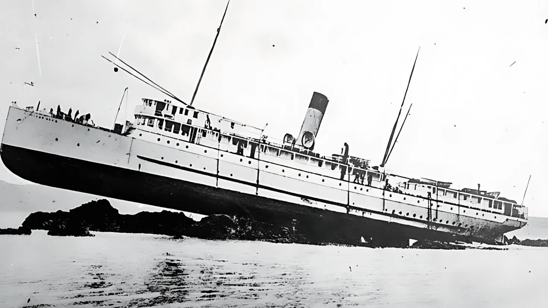 The Grounded Steamship Princess May (1910)
