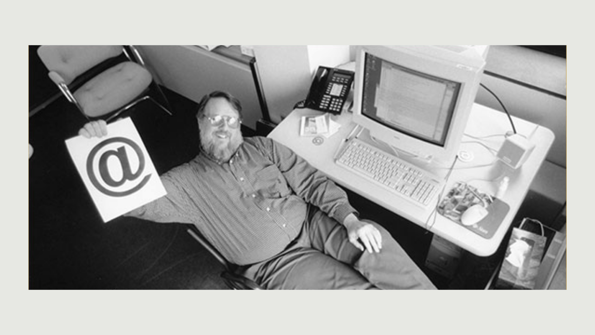 1971 The First Email on ARPANET
