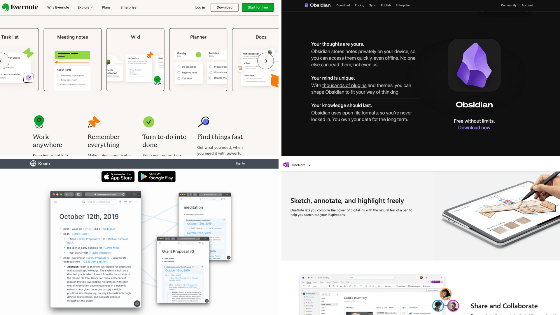 Best All In One Note Taking Apps