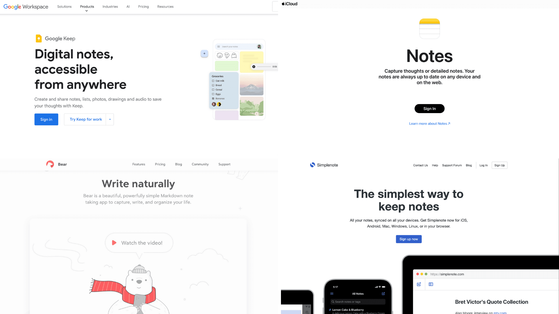 Best Note Taking Apps for Quick Capture Simplicity