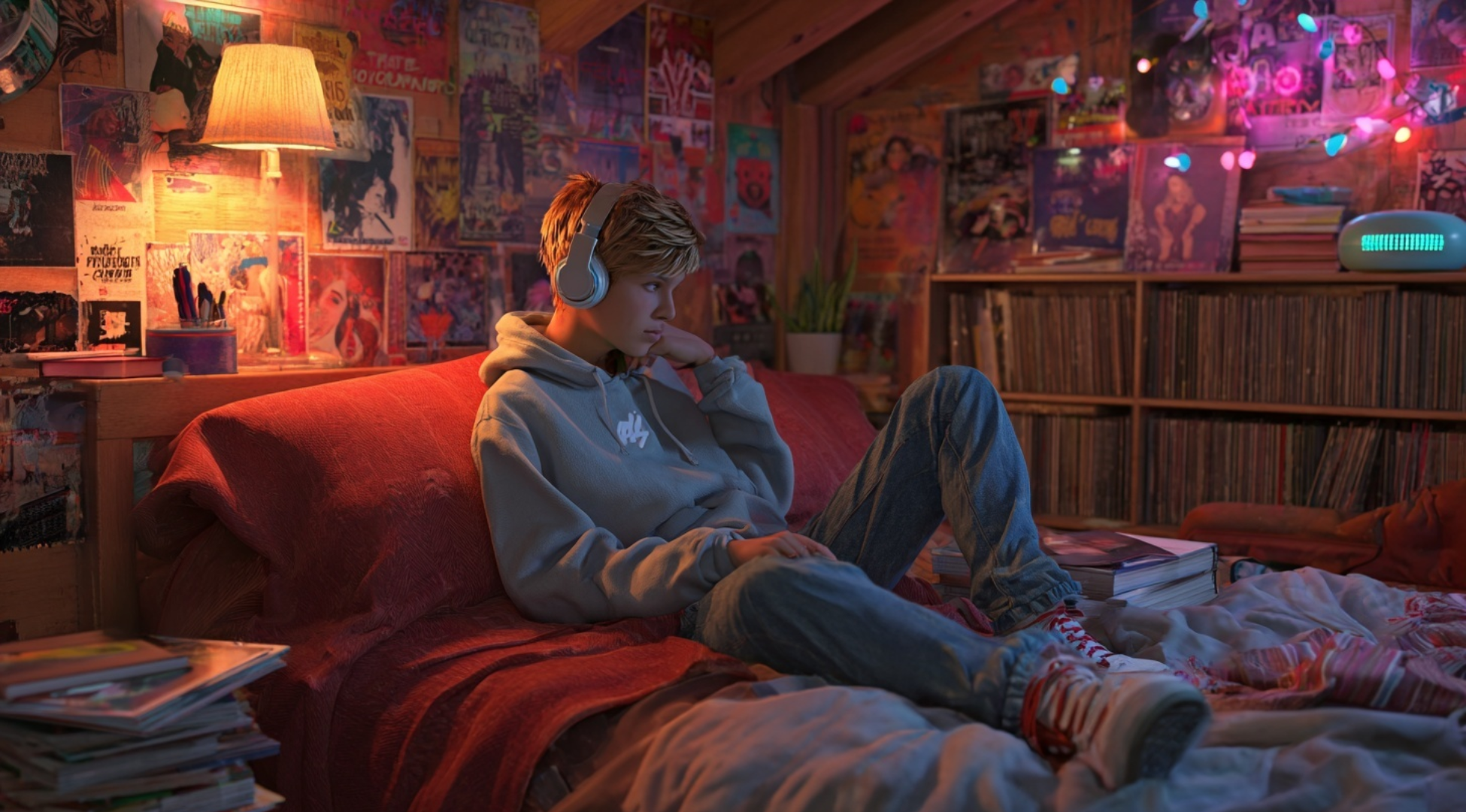 playing music and podcasts
