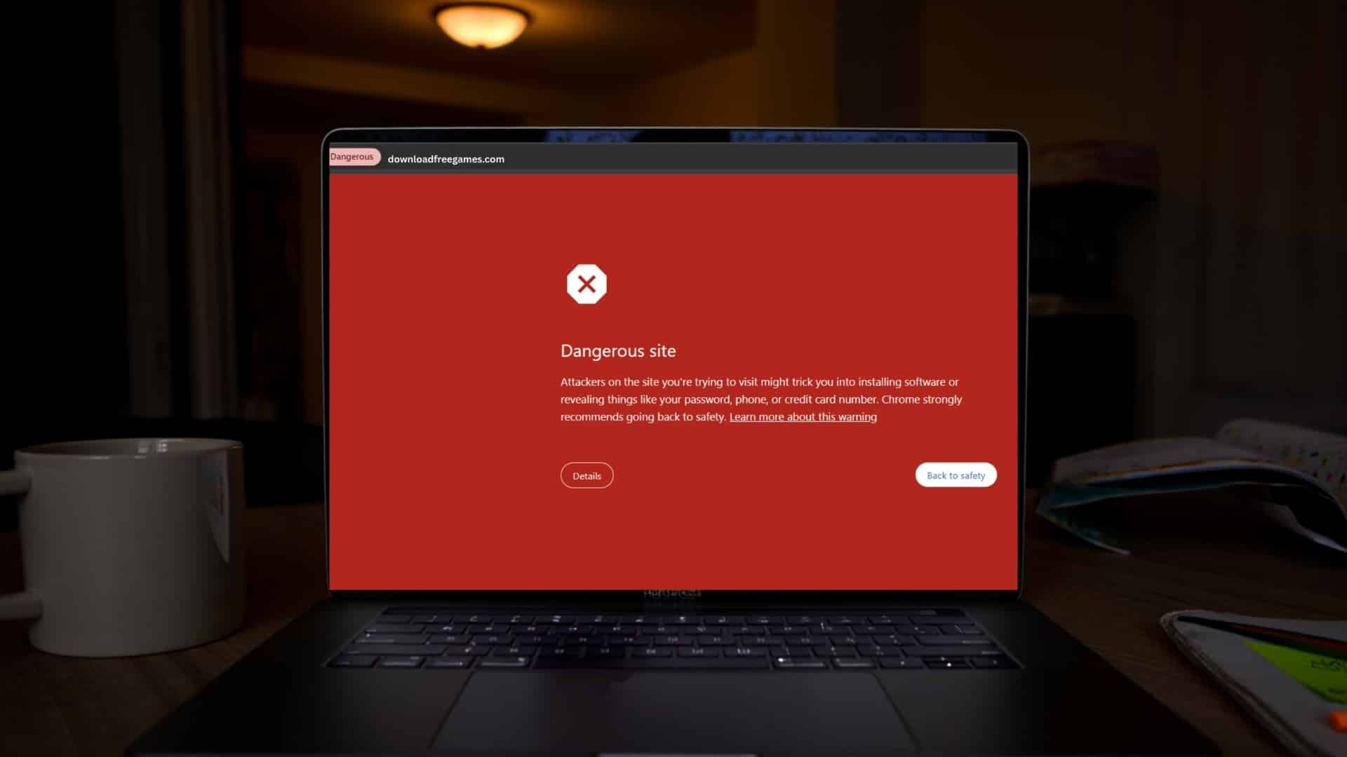 signs you should not visit website