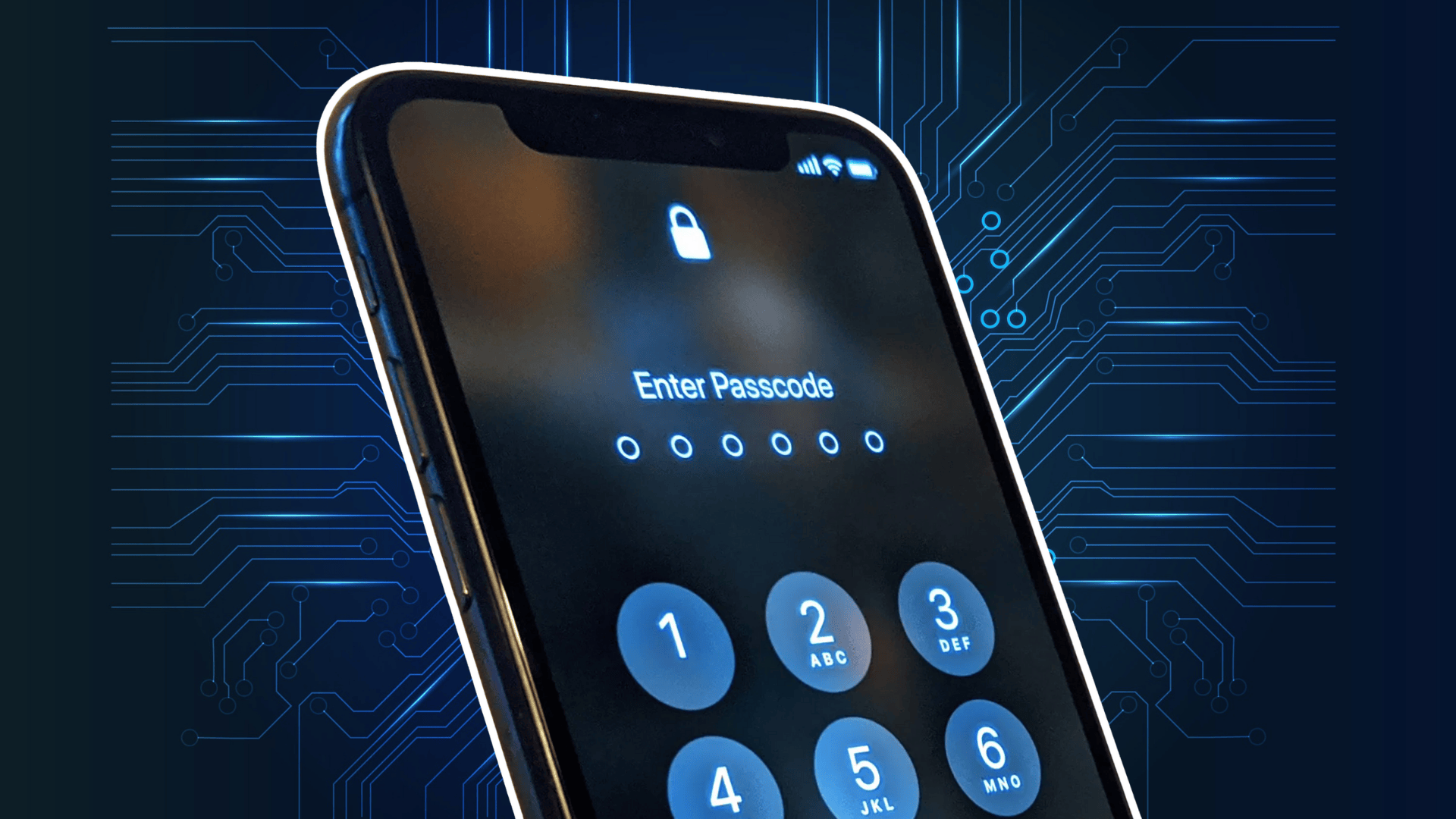 strong lock screen to protect your phone from hackers