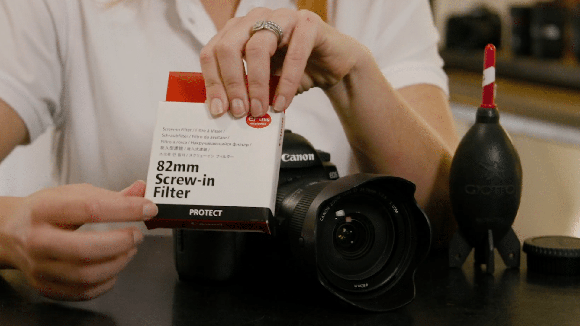 Use a Protective Lens