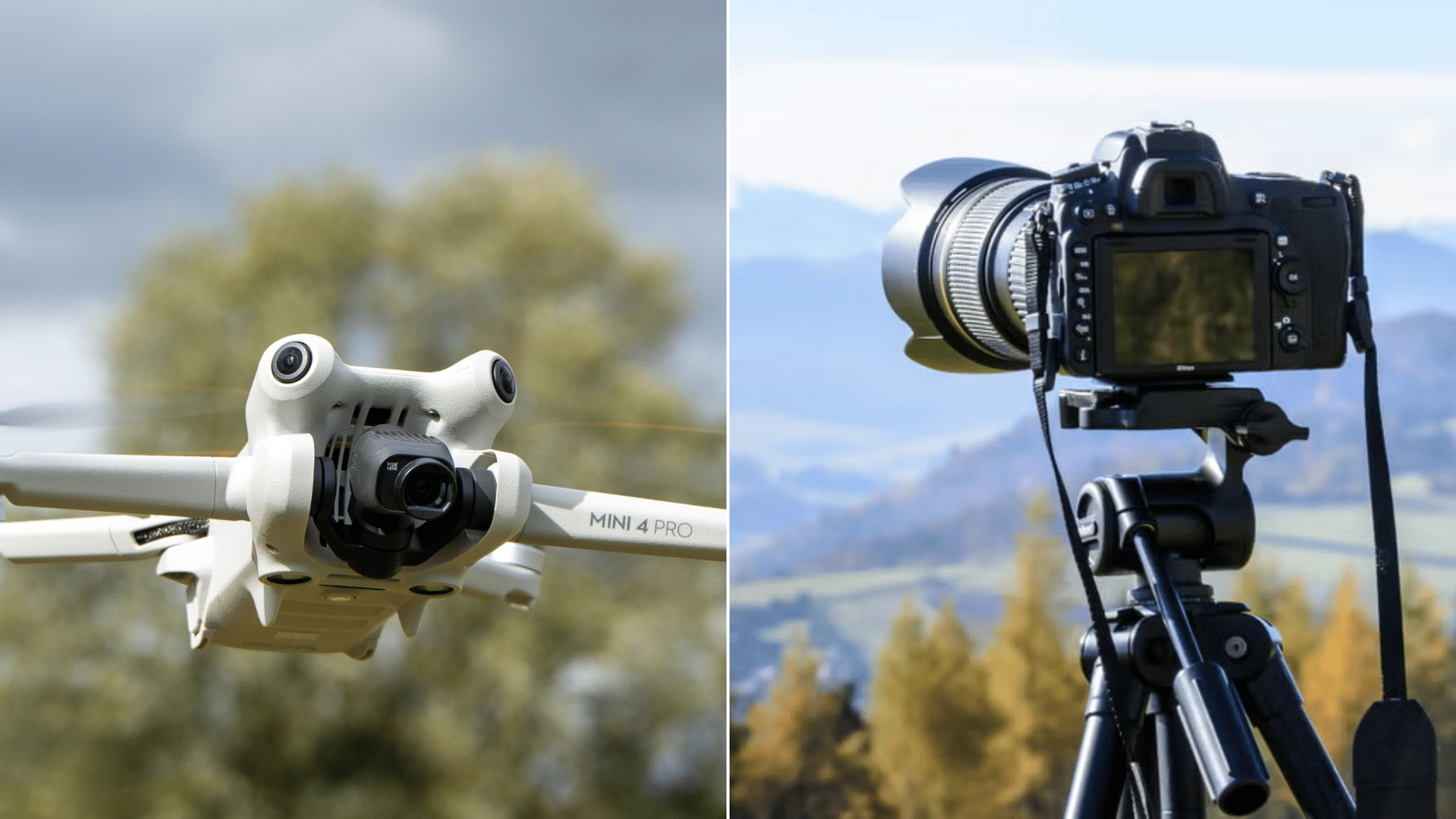 drone cameras vs handheld key differences