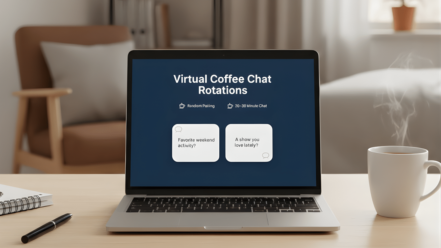 Spring Coffee Chat 27 Virtual Event Ideas That Keep Teams Connected - Boomset