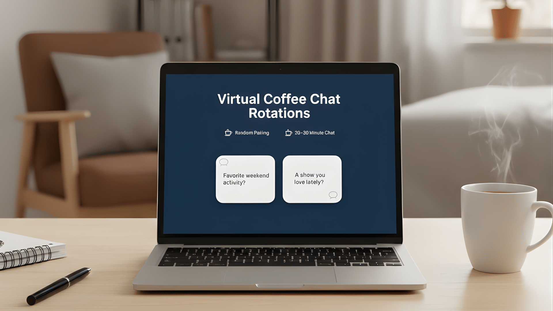 virtual coffee chat rotations
