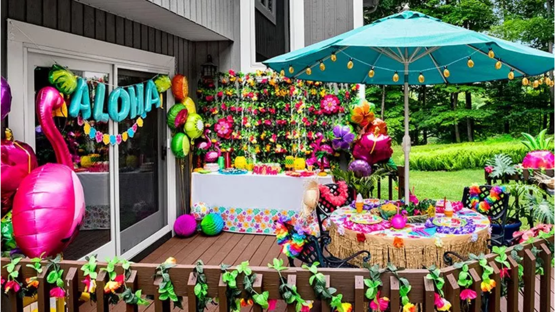 3. Tropical Luau Theme