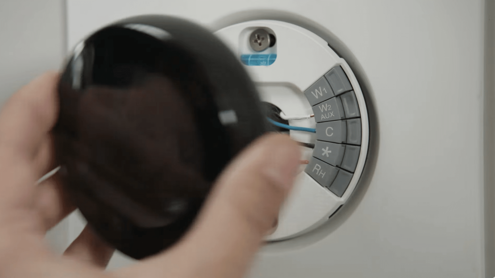 Attach The Thermostat Display