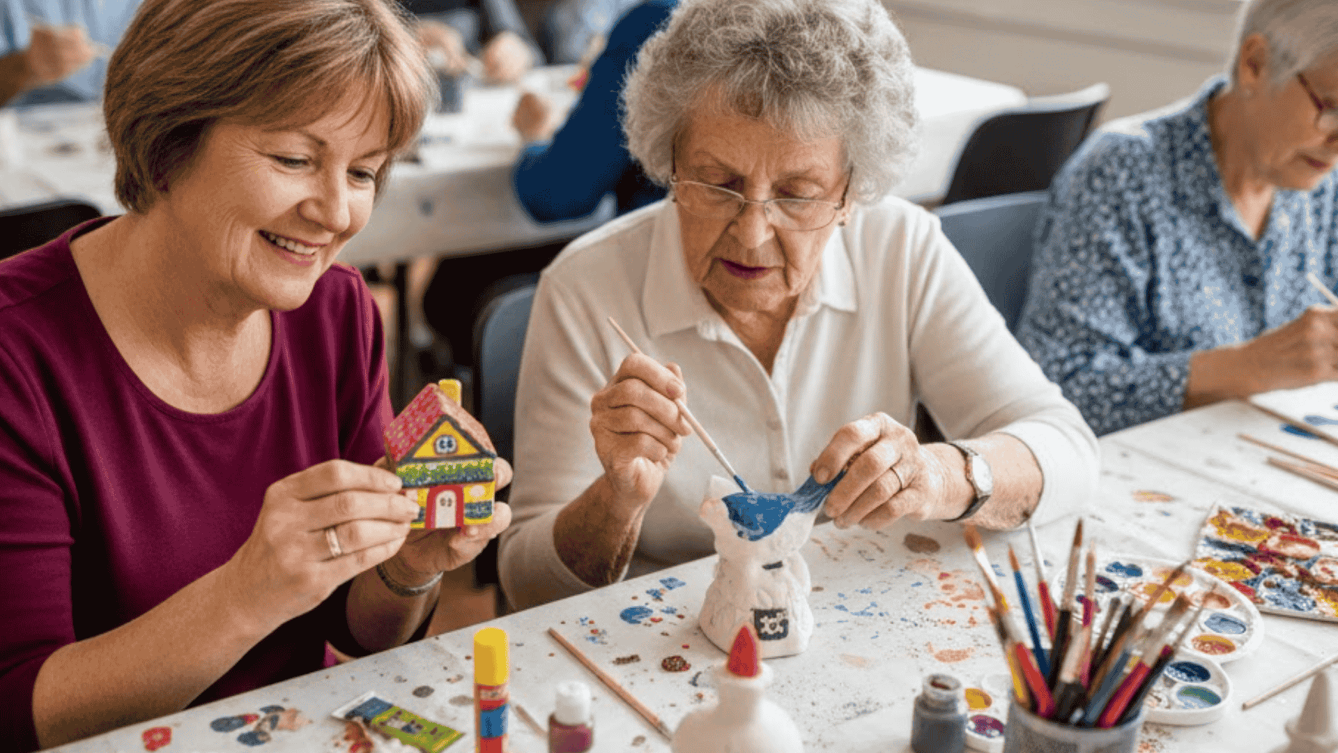 DIY craft station for guests to make keepsakes