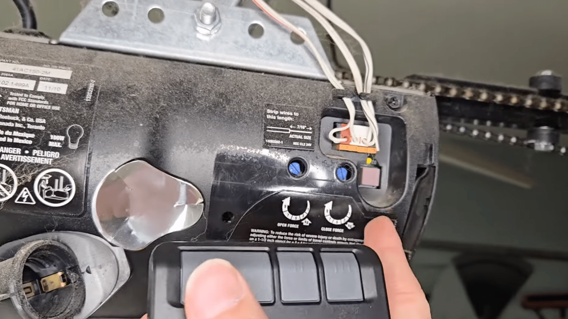 Step 8 Sync the Remote to the Opener