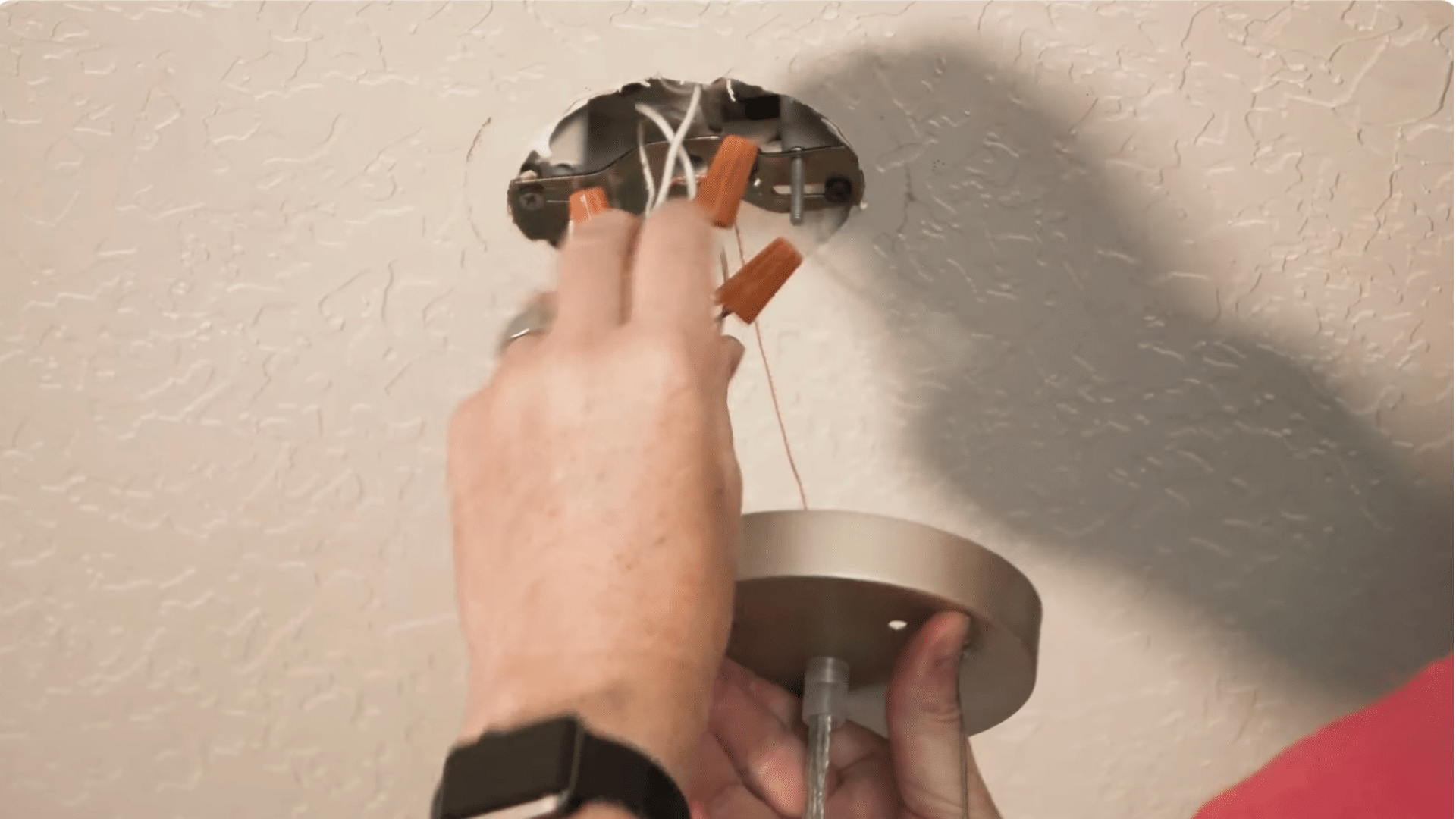 Tuck Wires Into the Junction Box