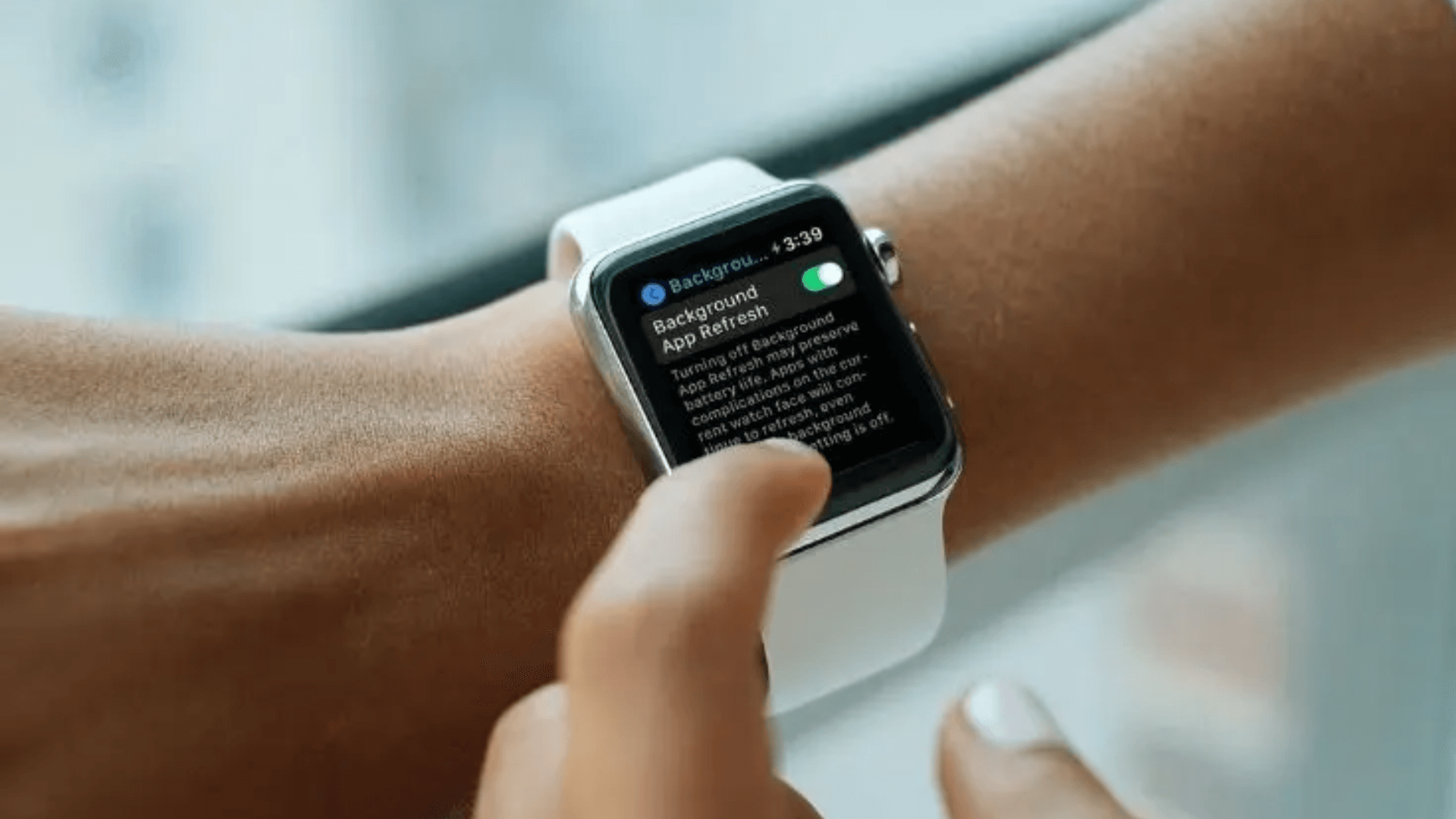 adjust background app .refresh