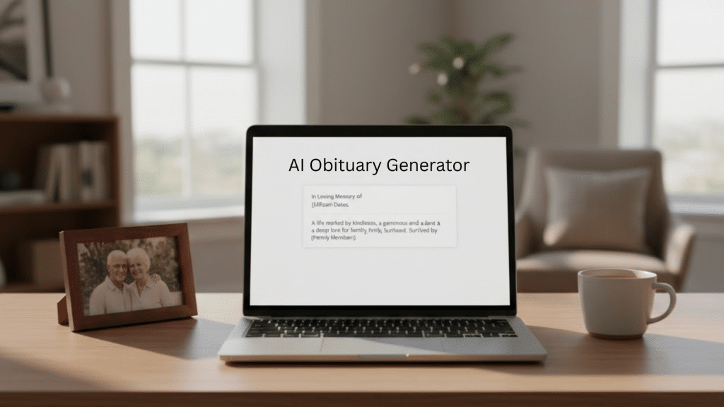 ai written obituary