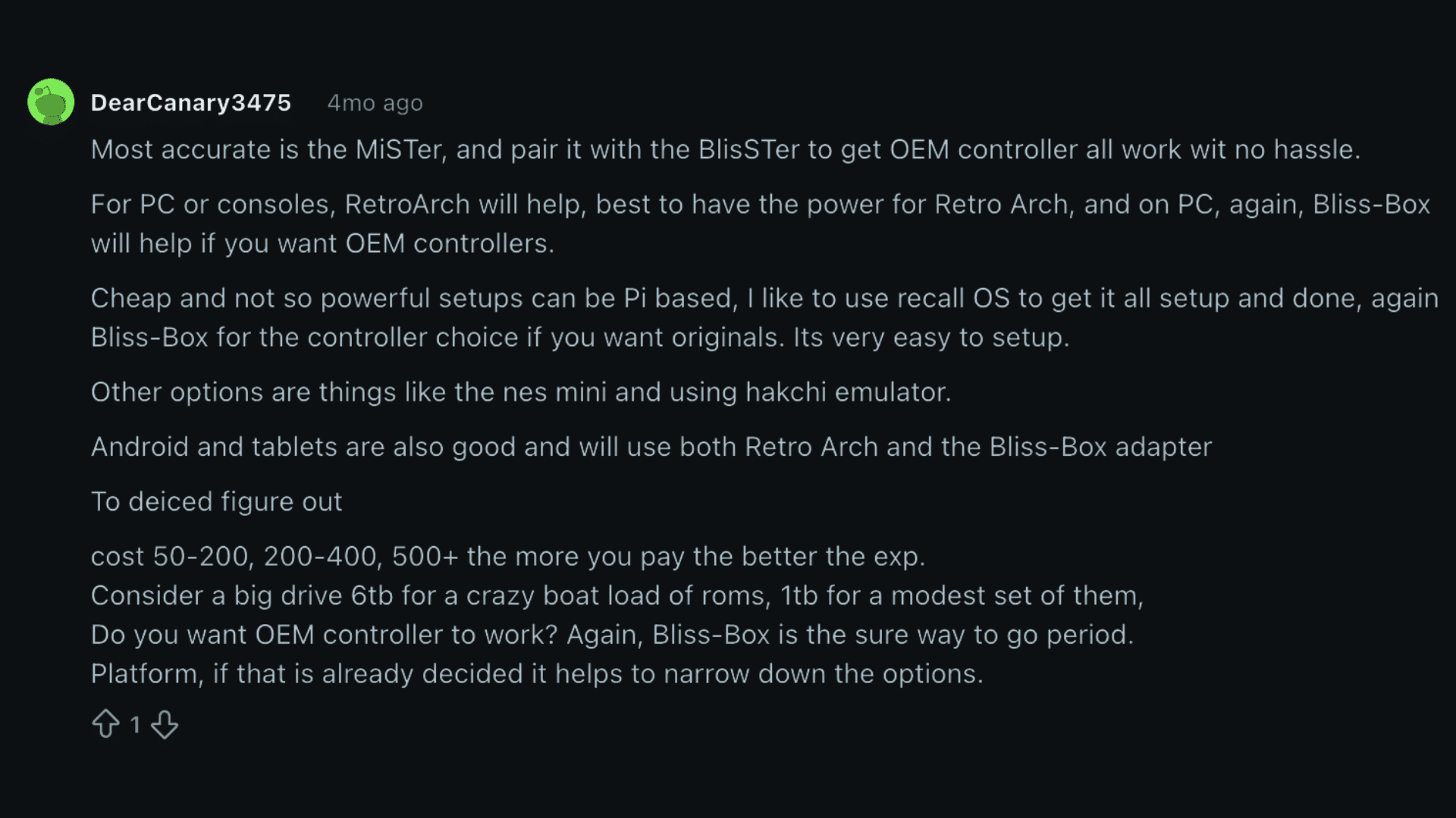 community reviews about the best emulator console models