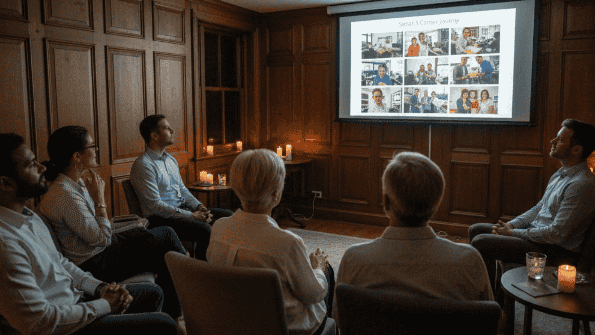 heartwarming slideshow of career highlights and memories