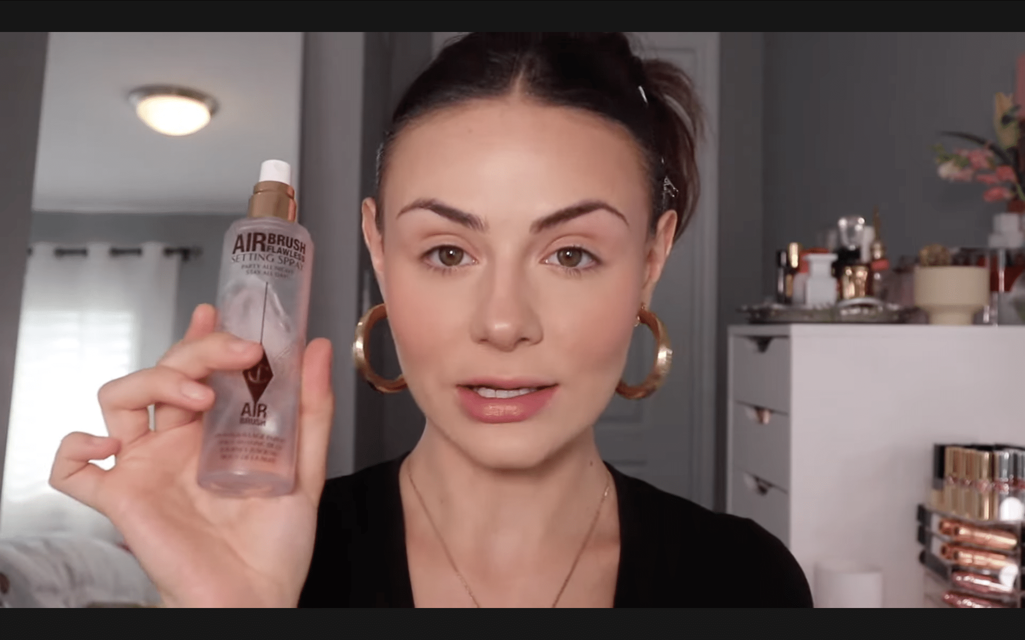 layer 1 of setting spray