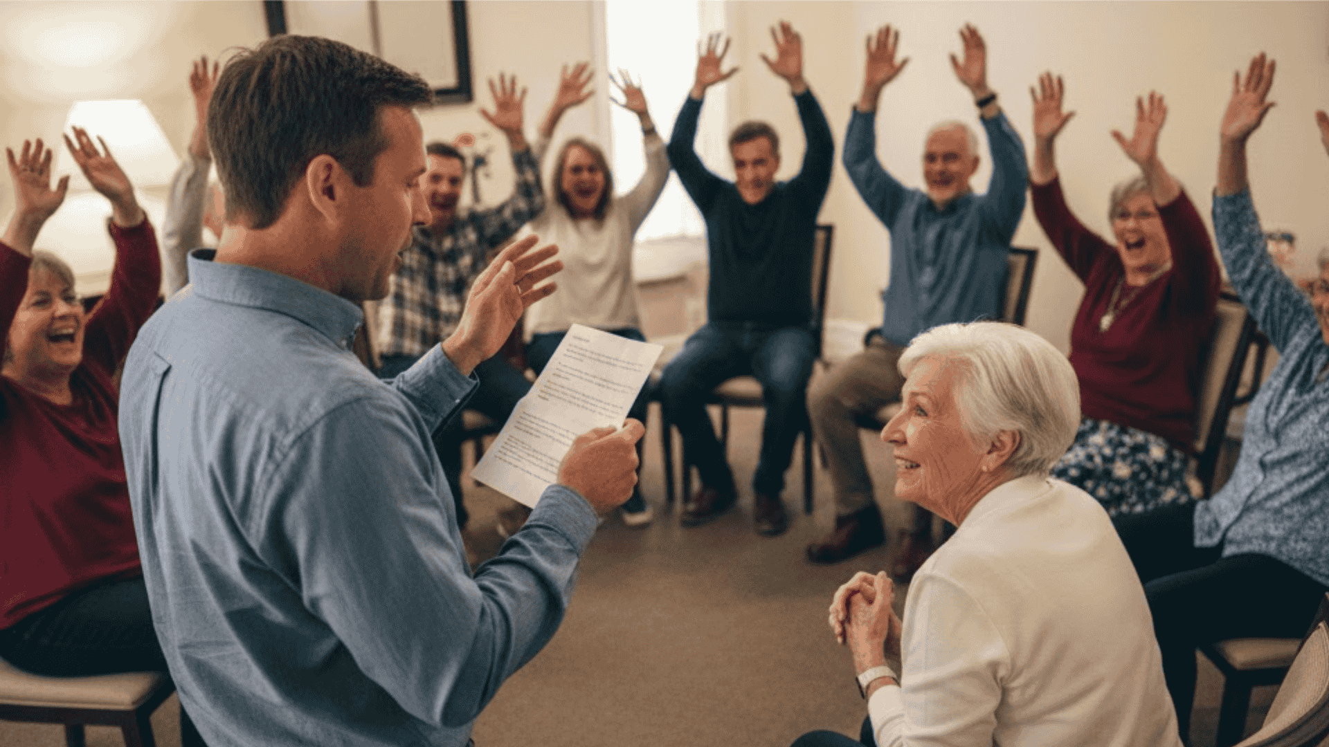 memory guessing game reading out stories to guess the author