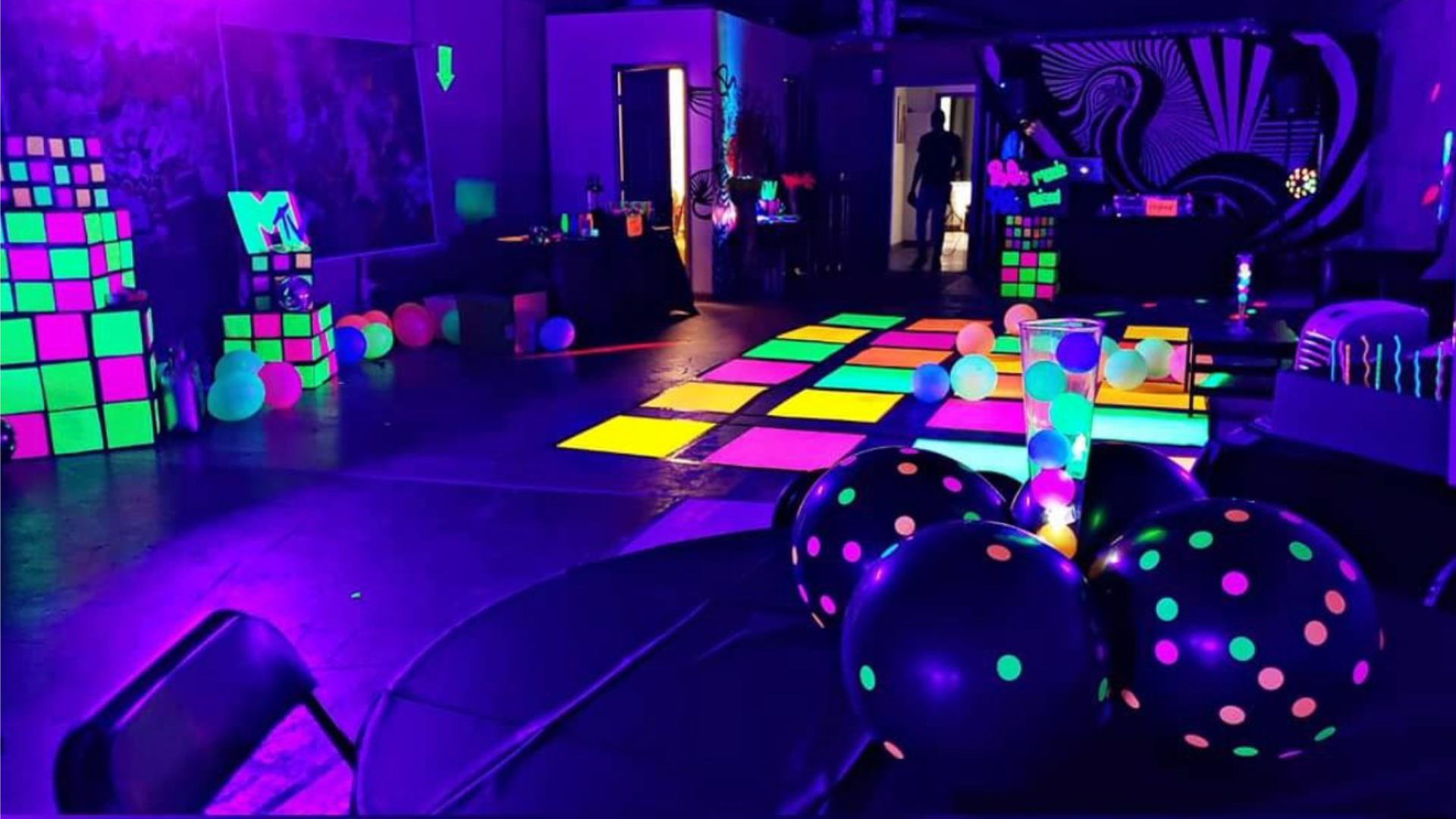 neon party theme
