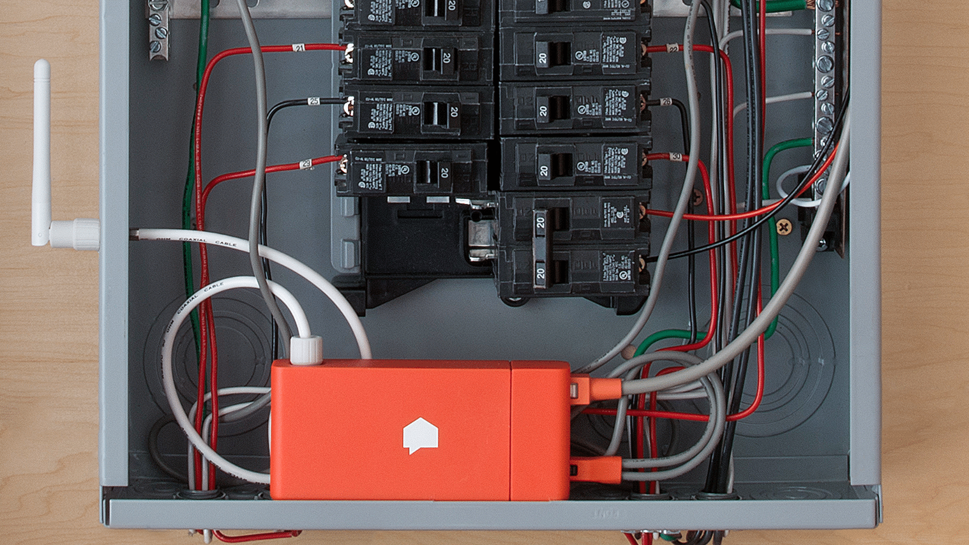 7. Sense Energy Monitor (Panel Integration)