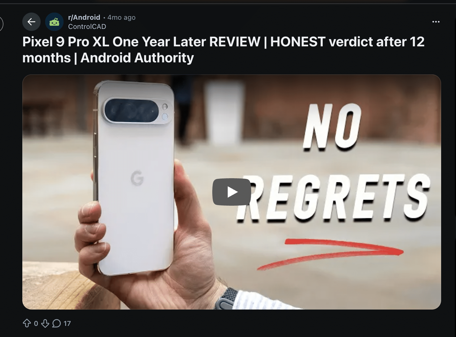 Pixel 9 Pro XL One-Year User Feedback