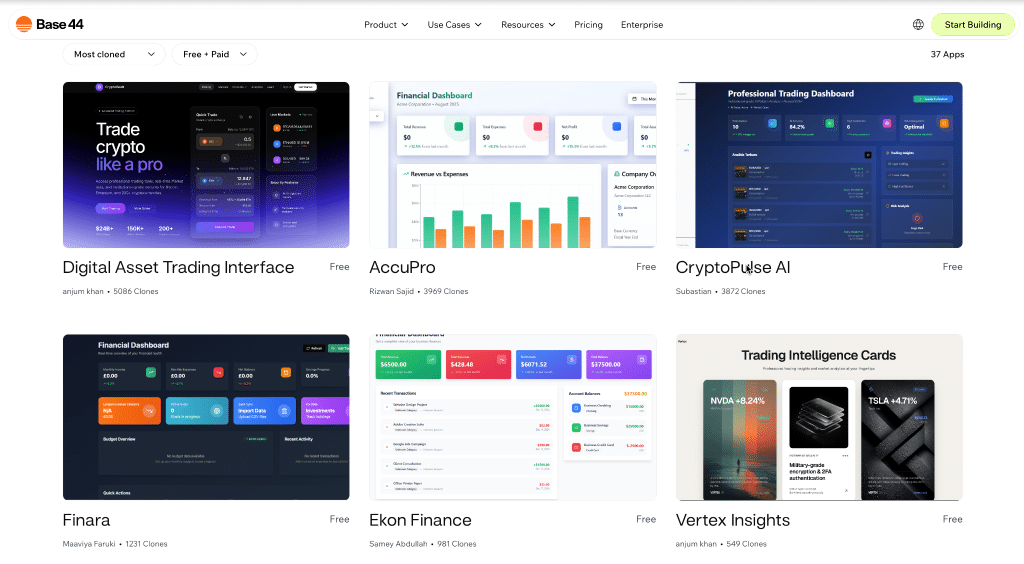 Base44 App Templates for Productivity