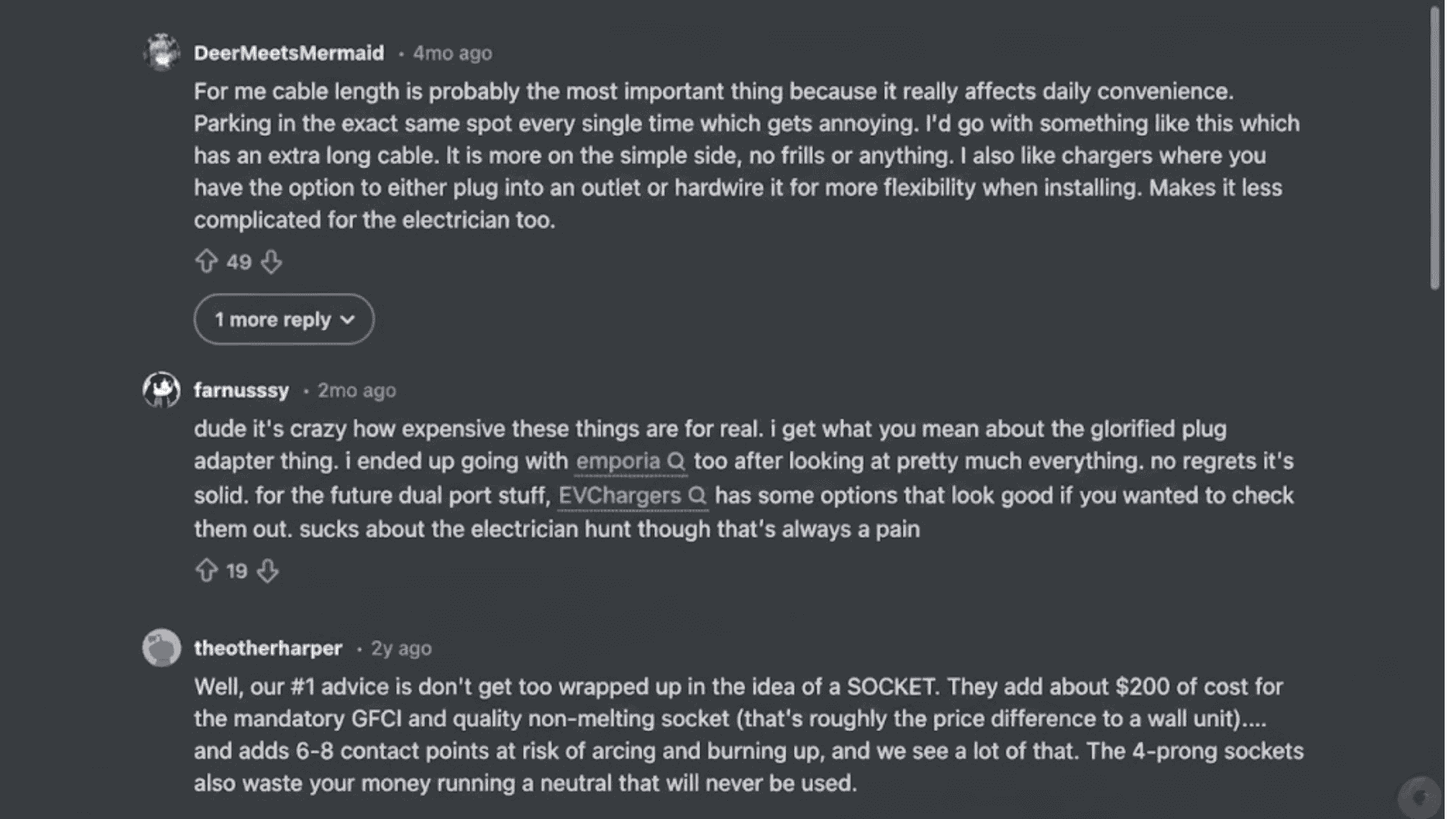 best home ev charger redditt