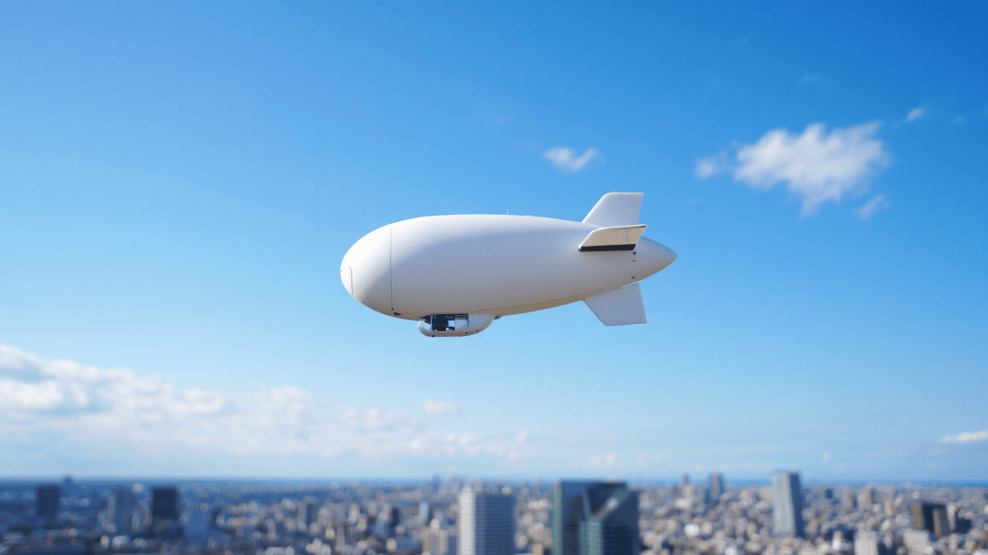 blimp or aerostat drone