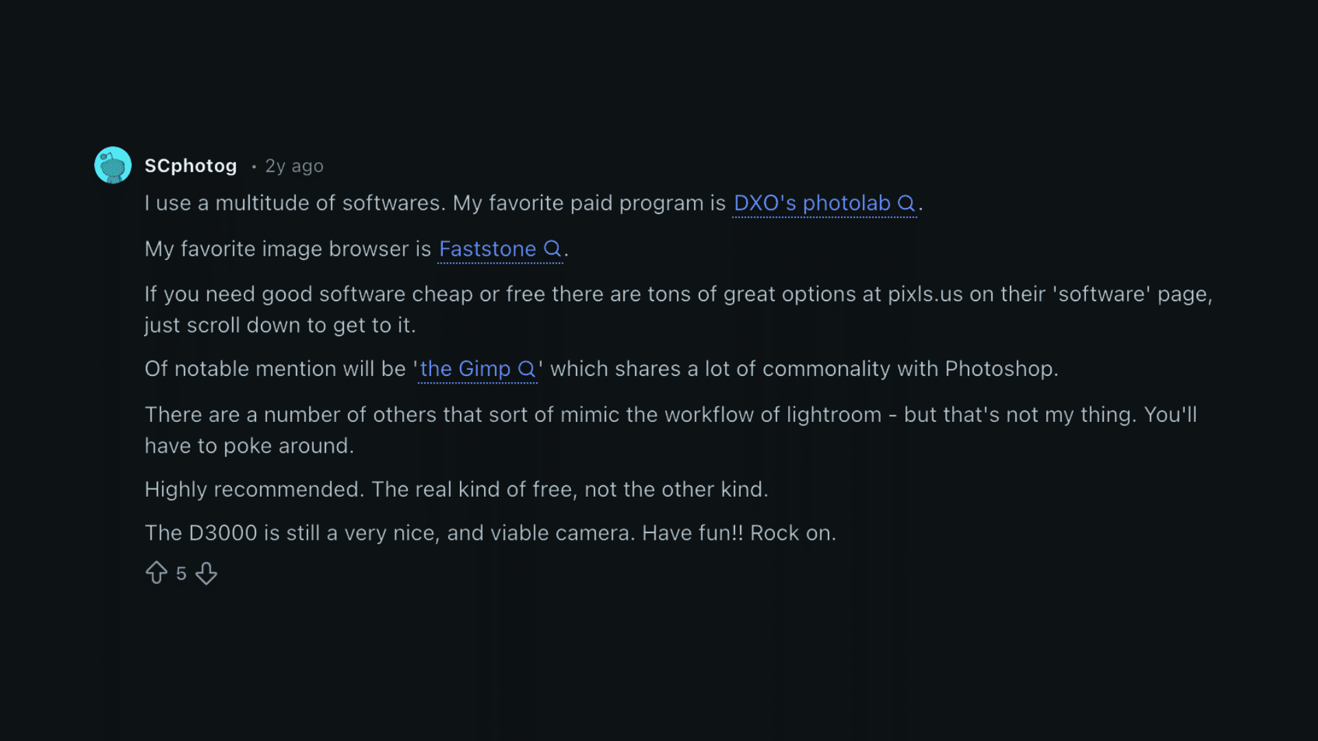 community reviews about photo editing softw re
