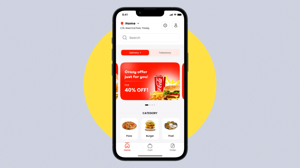 food delivery app development