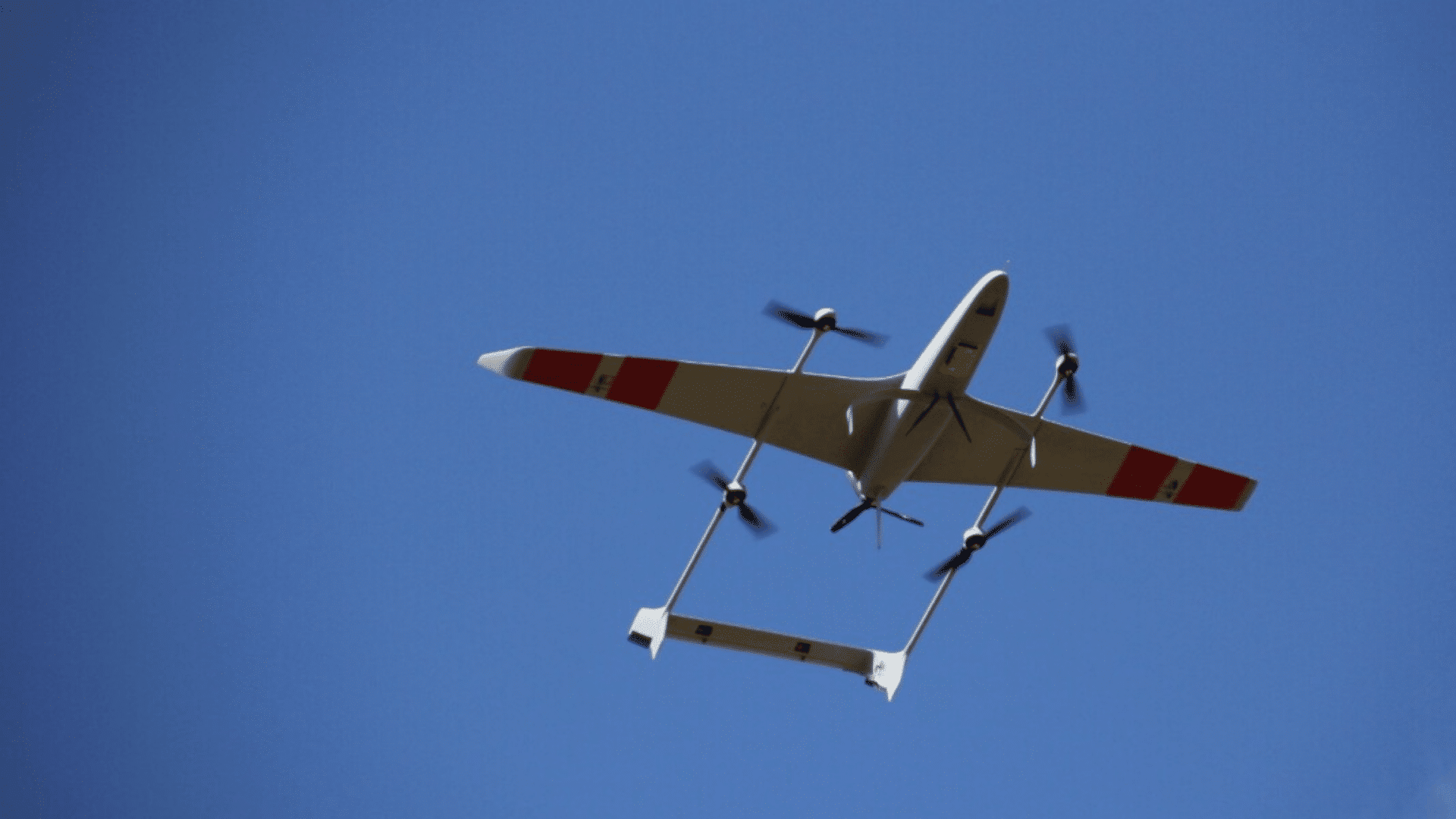 hybrid VTOL fixed wing drone