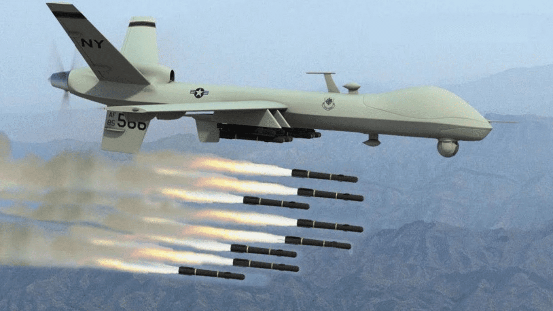 military combat drone