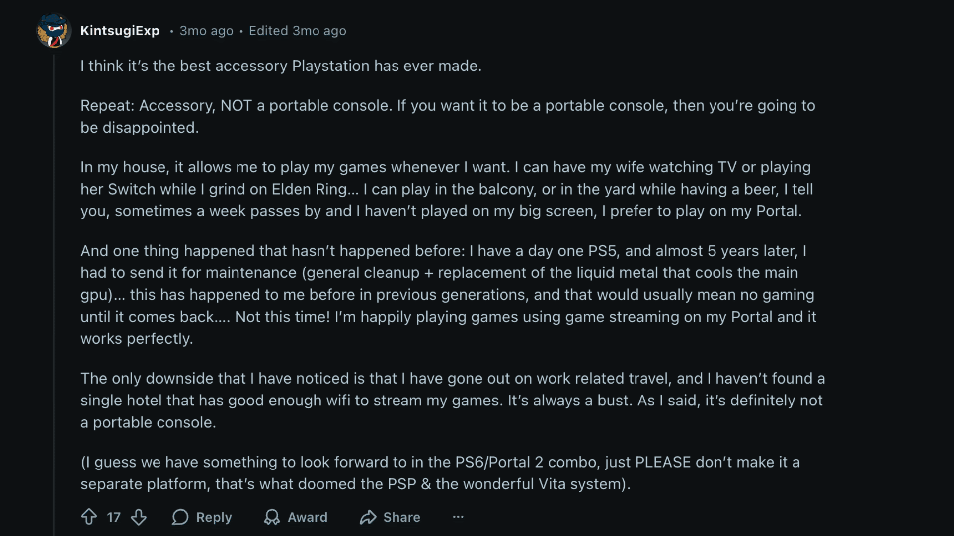 play station portal review real user feedback