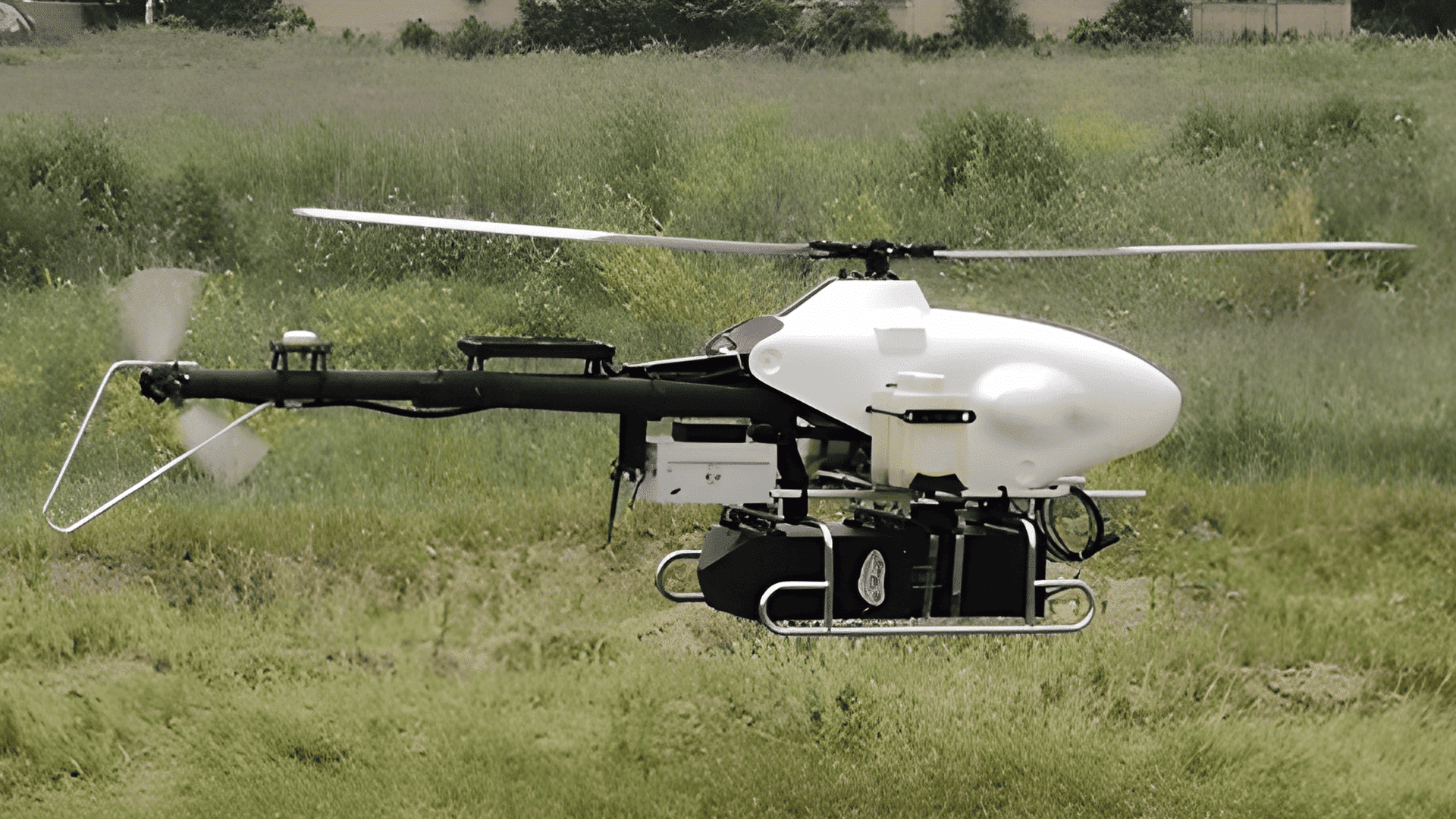 single rotor helicopter drone