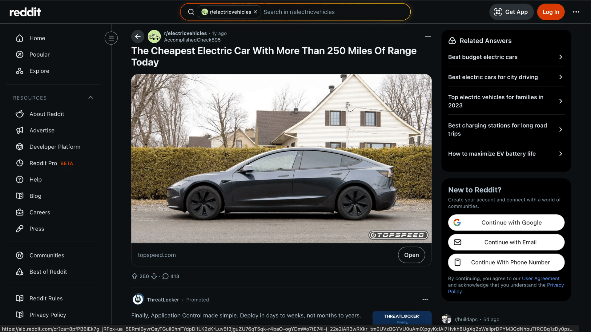 what reddit users say about cheap long range e vs