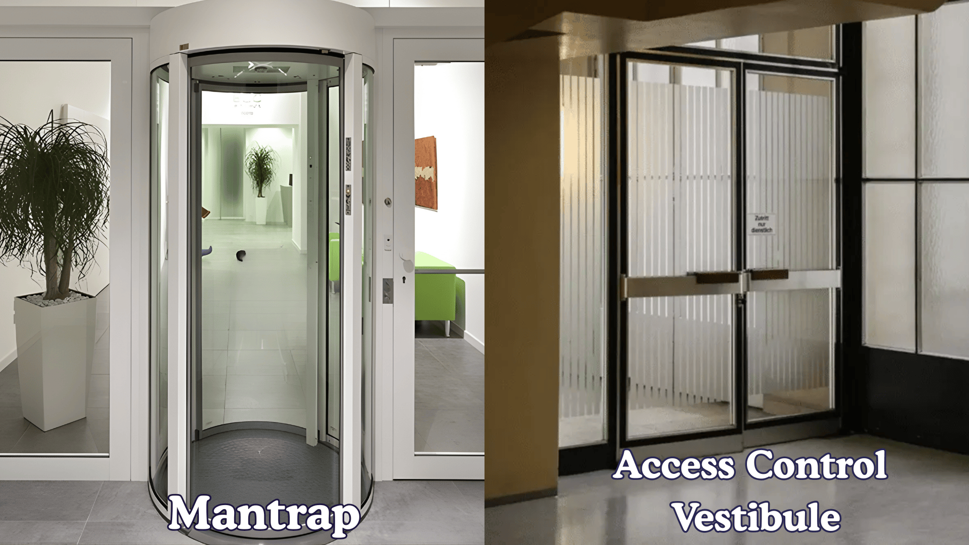 Access Control Vestibule vs Mantrap