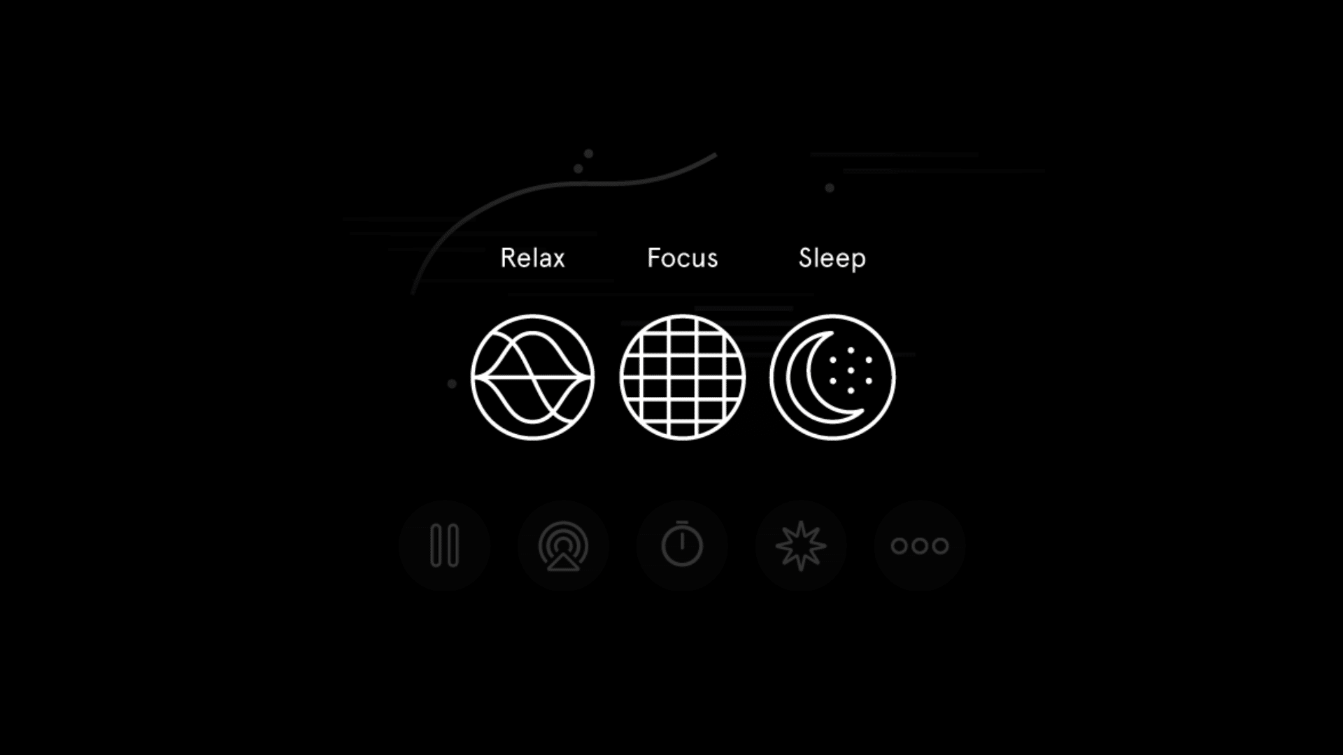 Endel and Dark Noise Widgets