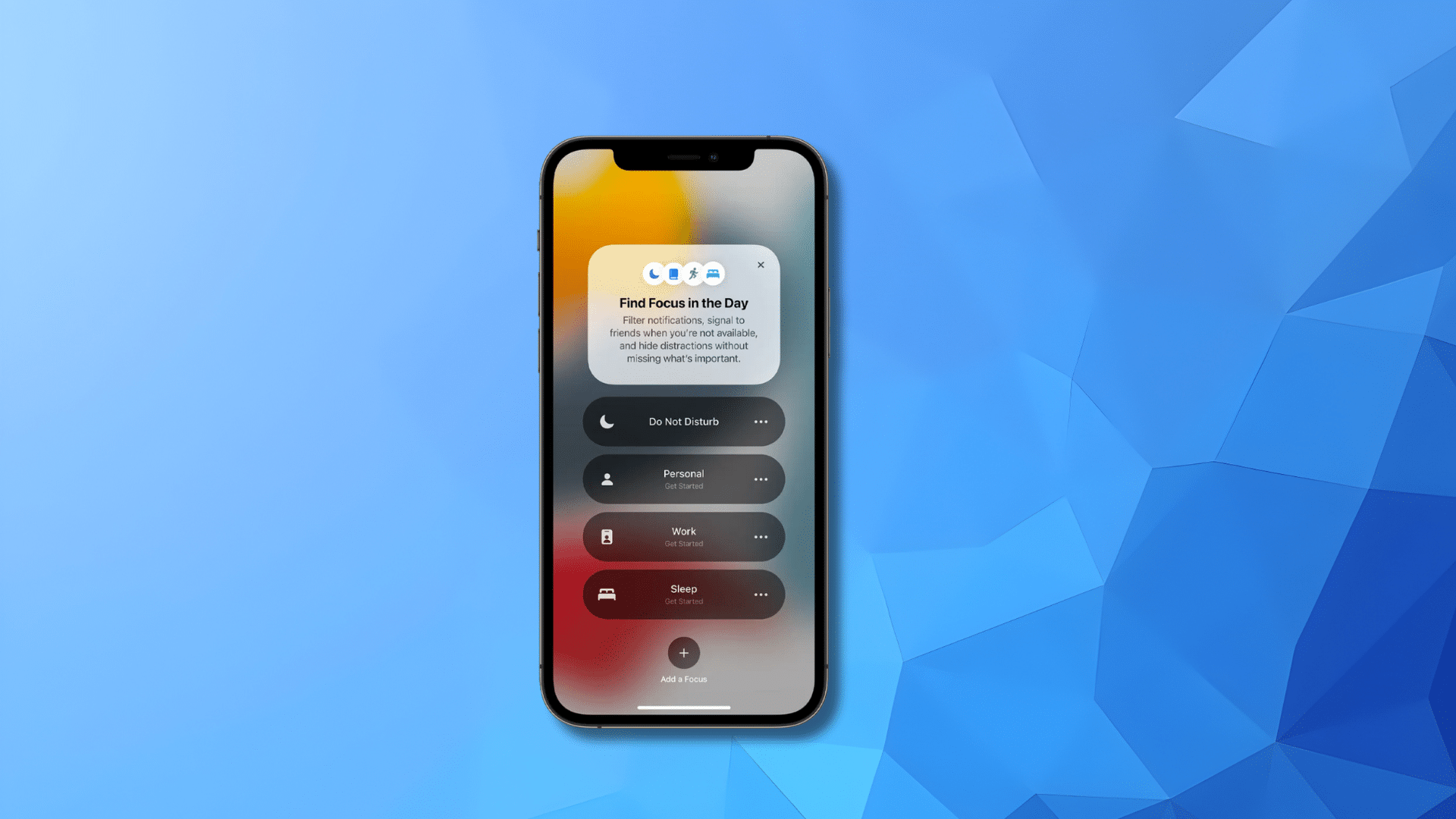 Focus and Shortcuts Widgets
