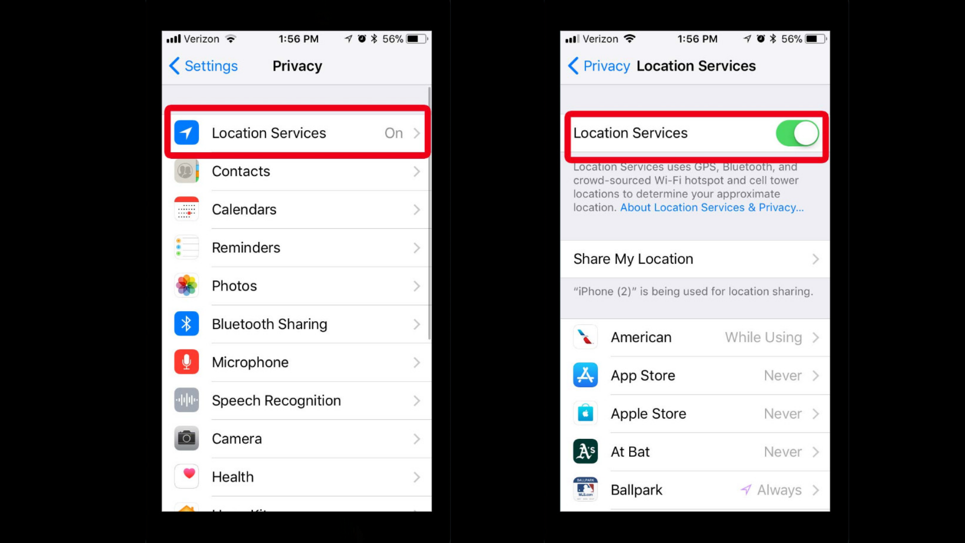 Turn Off Location Services Completely