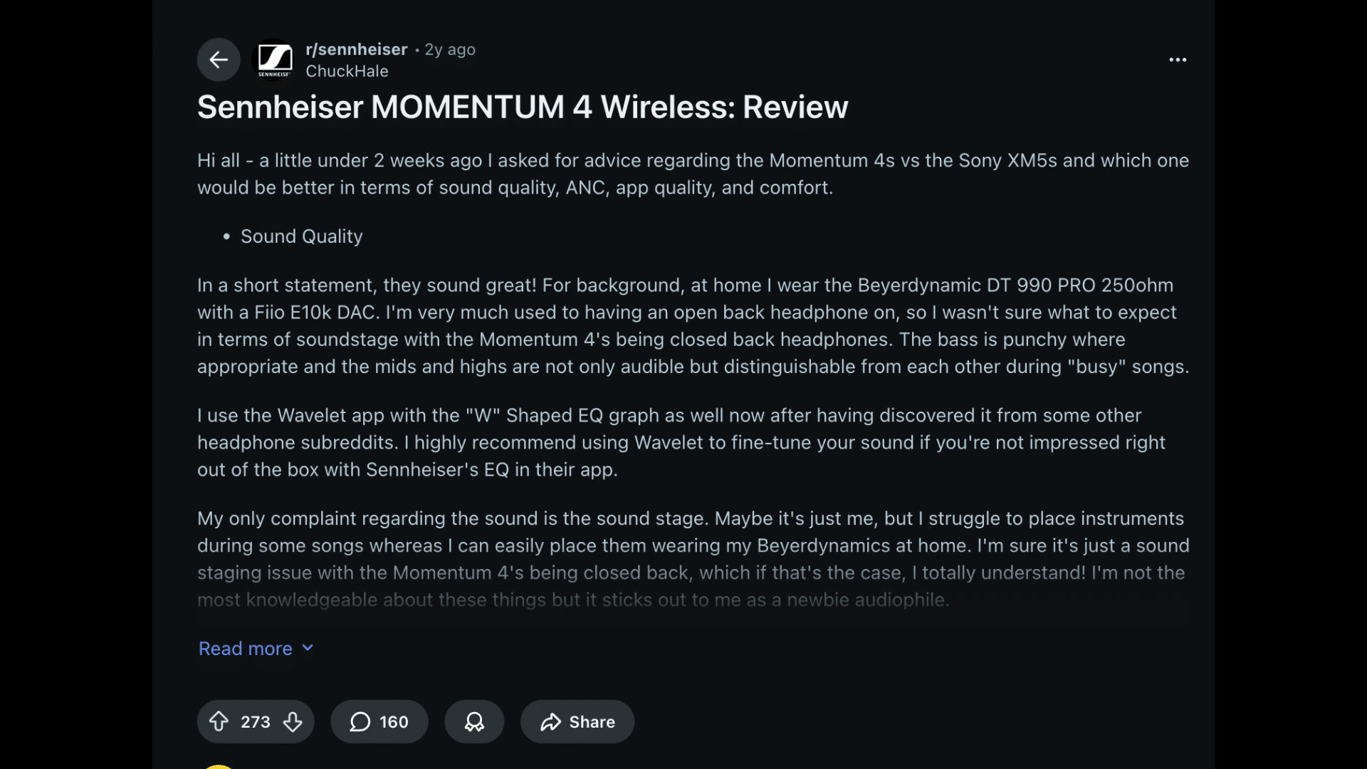 What Users Say About the Sennheiser Momentum 4