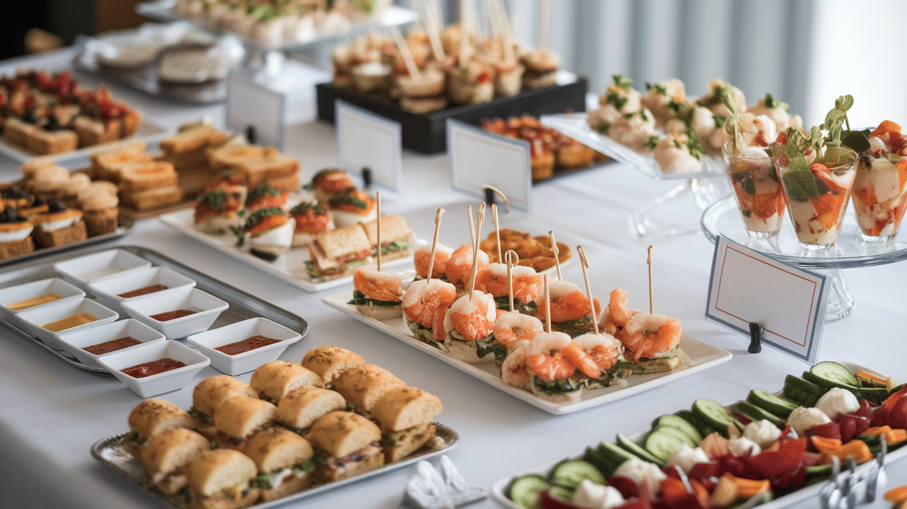 food sampling stations